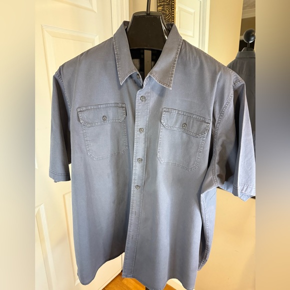 Wrangler Charcoal Button-Up Shirt - Picture 1 of 4